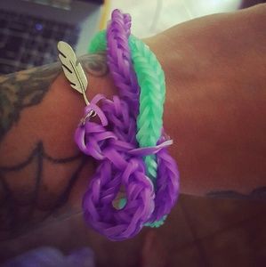 Dementia Awareness Loom Bracelet